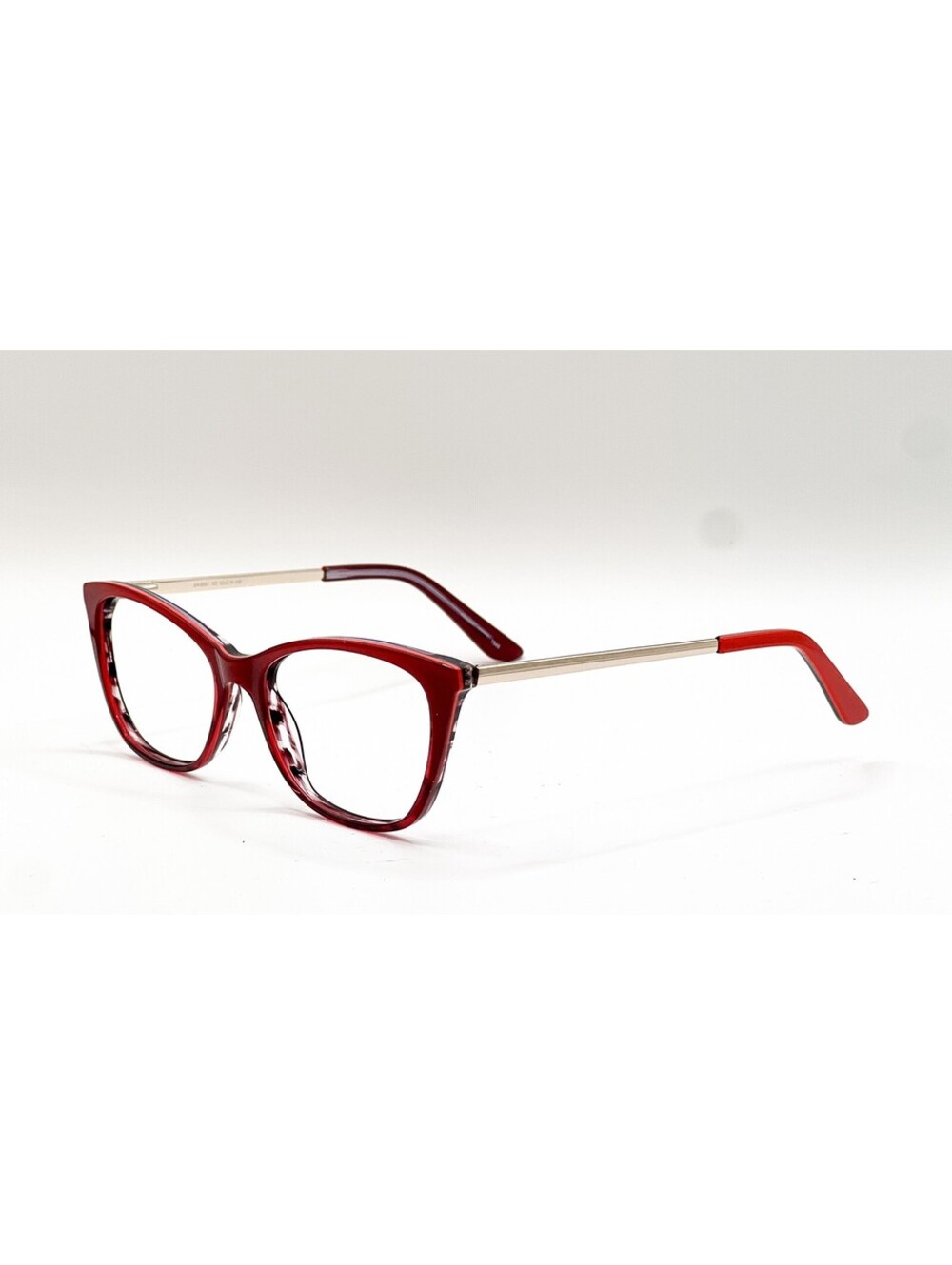 Salsa SA 8007 RD Red Gold Cat Eye Authentic Eyeglass Frames 53-16